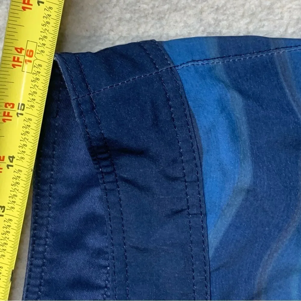 Prana Multitone Blue Board Shorts